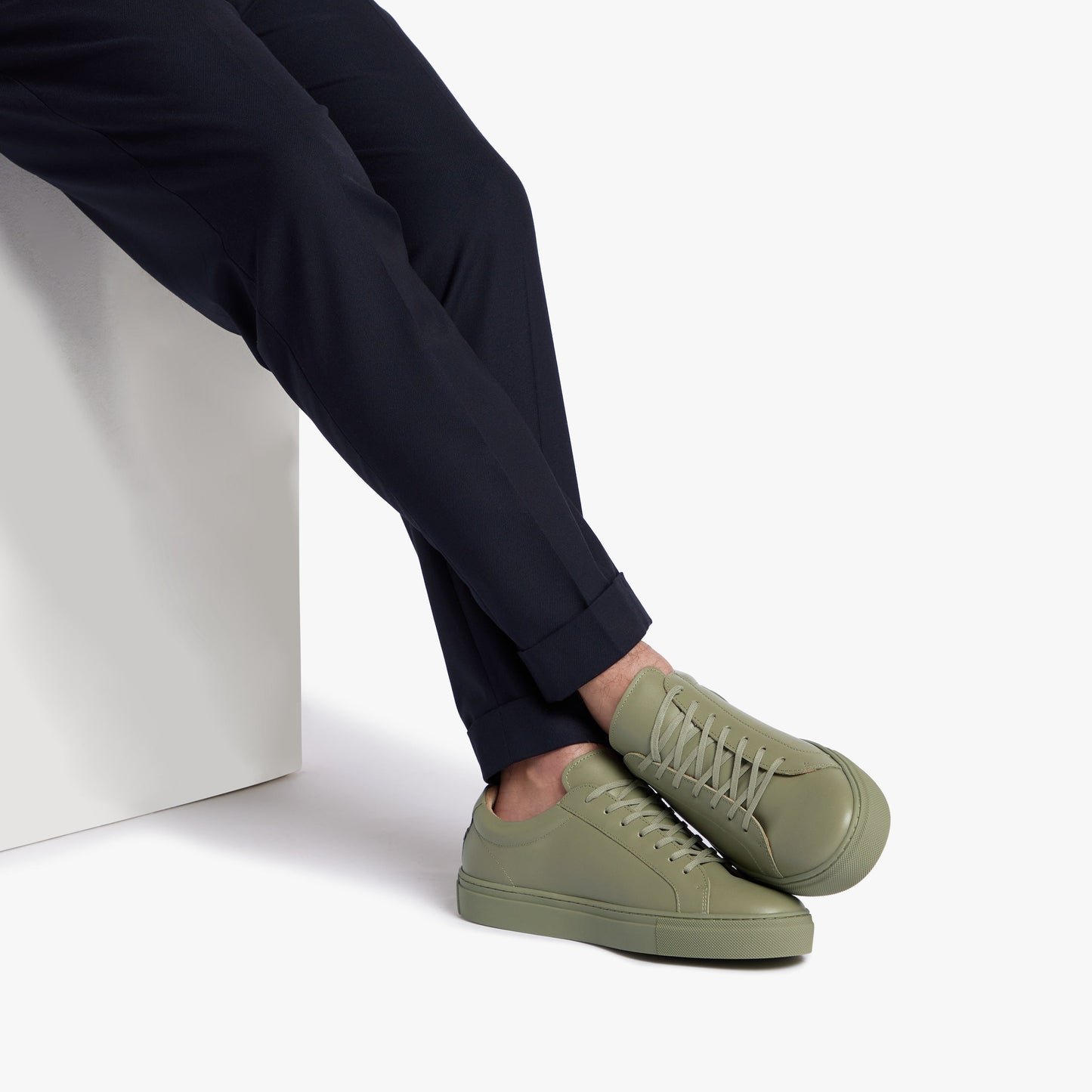Series 1 Triple Sage Leather Mens